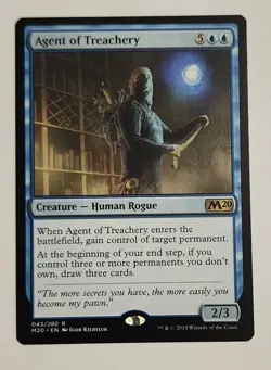 MTG Agent of Treachery - Core Set 2020 Regular - NM Magic The Gathering - Image 1