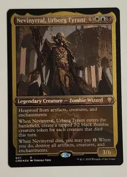 MTG Nevinyrral, Urborg Tyrant (Foil Etched) - Commander Legends Foil - NM Magic - Image 1