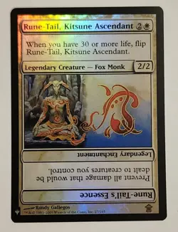 MTG Rune-Tail, Kitsune Ascendant FOIL - The List Reprints Foil - NM Magic - Image 1