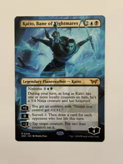 Kaito, Bane of Nightmares (Borderless) Duskmourn: House of Horror Regular NM - Image 1