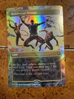 1x Multiversal Passage FOIL Borderless NM Unplayed SPM Magic MTG Standard EDH x1 - Image 1