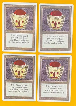 MTG JANDOR'S RING (x4) Revised (OldManMTG 011-386) - Image 1