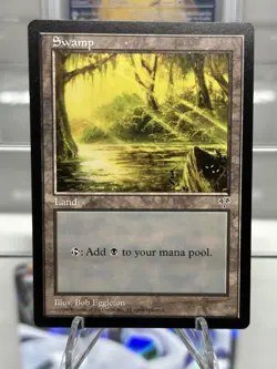 MTG Mirage MIR Swamp #341 Vintage Bob Eggleton Sun Beam Artwork - Image 1