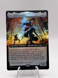 Jet, Rebel Leader 0172 Extended Art Foil Avatar: Last Airbender TLE MTG NM - Image 1