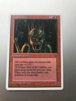 Goblin King - Fourth Edition - NM - MTG *Combined Shipping - Image 1