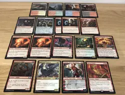 Magic the Gathering MTG M20 Red Bundle x18 Cards Com/Unc/Rare Excellent - Lot 3 - Image 1