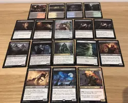 Magic the Gathering MTG M20 Black Bundle x17 Cards Com/Unc/Rare Excellent Lot 1 - Image 1