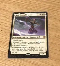 God-Eternal Oketra Card MTG Magic the Gathering [War of the Spark] Excellent - Image 1