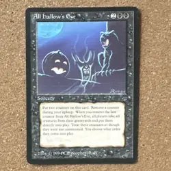 All hallow's Eve, Sorcery, 1994, Magic the Gathering, LP - Image 1