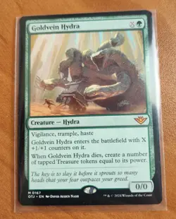 Magic MTG Goldvein Hydra OTJ 0167 Regular Mythic - NM condition - Image 1