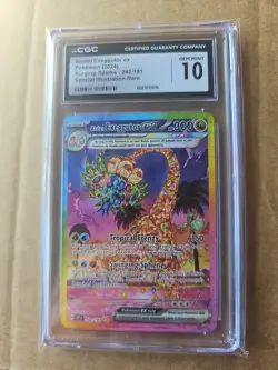 CGC 10 Alolan Exeggutor EX 242/191 Pokemon Surging Sparks 2024 English - Image 3