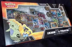 Pokemon Heavy Hitters Premium Collection Sealed Box Lucario V & Tyrantirar V 820650856716 - Image 1