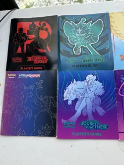 X6 LOT ETB Players Guide Book Elite Trainer Books Pokemon TCG Assorted - Image 3