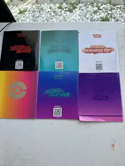 X6 LOT ETB Players Guide Book Elite Trainer Books Pokemon TCG Assorted - Image 4