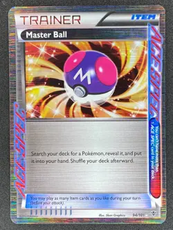 Pokemon Master Ball Ace Spec 94/101 PLB Plasma Blast LP - Image 1
