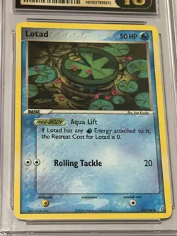 CGC 10 Pristine 2006 EX Crystal Guardians Lotad 55/100 Graded Pokemon Card - Image 2