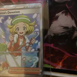 Pokemon TCG Temporal Forces Bianca's Devotion Holo Card SV05: Trainer 197/162 - Image 3