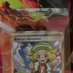 Pokemon TCG Temporal Forces Bianca's Devotion Holo Card SV05: Trainer 197/162 - Image 5