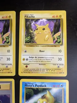 Pokemon Lot 8 Pikachu Bulbasaur Ditto Murkrow Misty's Psyduck Erika's Kindness - Image 4