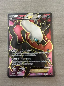 Darkrai EX (Full Art) 118/122 Breakpoint Holo Pokemon Card 2016 Ultra Rare LP - Image 1