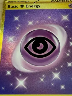 Pokemon TCG Psychic Energy Scarlet & Violet Basic Card 207/165 Gold Holo - Image 2