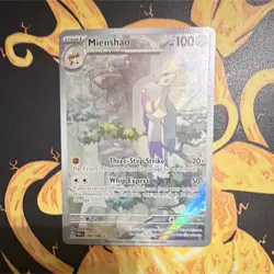 Pokemon Mienshao 200/182 Paradox Rift Illustration Rare Full Art Holo 100 HP - Image 1