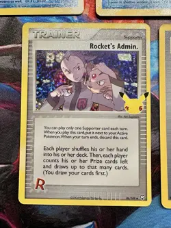 Pokemon Celebrations lot 5 Rocket's Admin, Here Comes Team Rocket, Dark Gyrados - Image 2