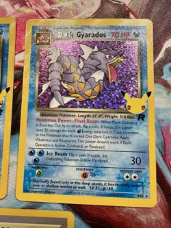 Pokemon Celebrations lot 5 Rocket's Admin, Here Comes Team Rocket, Dark Gyrados - Image 4