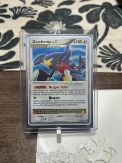 Pokemon TCG Garchomp Lvl. X 97/100 Majestic Dawn Holo Rare - Image 1