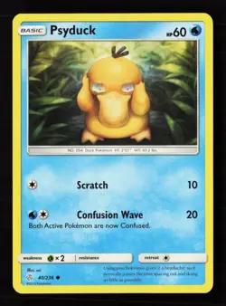 Psyduck 40/236 Normal Pokemon TCG SM - Cosmic Eclipse LP - Image 1