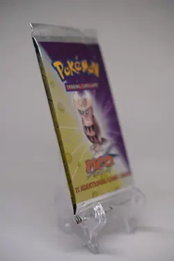 Pokemon Neo Destiny Booster Pack Noctowl Art English Factory Sealed Vintage - Image 5