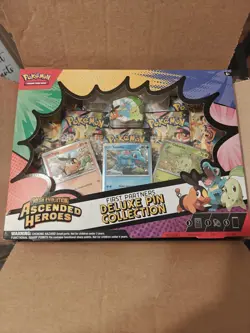 Pokemon Mega Evolution: Ascended Heroes First Partners Deluxe Pin Collection Box - Image 1