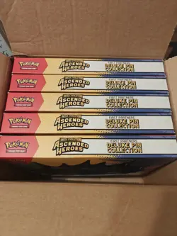 Pokemon Mega Evolution: Ascended Heroes First Partners Deluxe Pin Collection Box - Image 2