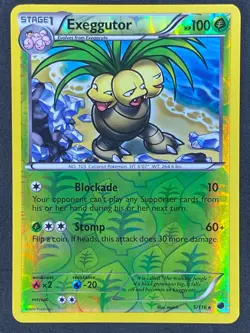 Pokemon Exeggutor Reverse Holo 5/116 PLF Plasma Freeze LP/NM - Image 1