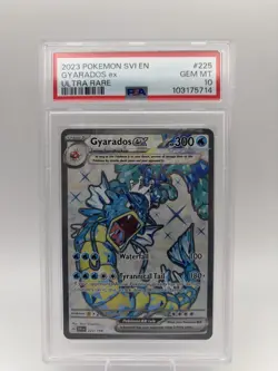 Pokemon Gyarados ex SV01 Scarlet & Violet Ultra Rare Holo 300HP #225/198 PSA 10 - Image 1