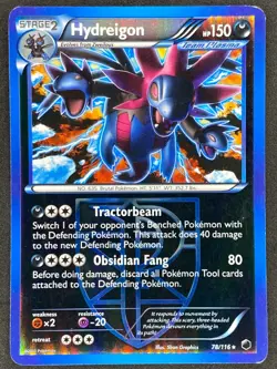 Pokemon Hydreigon Team Plasma Reverse Holo 78/116 PLF Plasma Freeze LP - Image 1