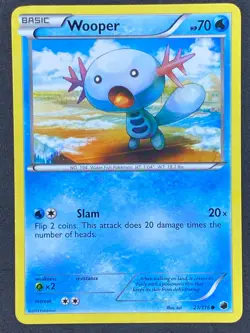 Pokemon Wooper 21/116 PLF Plasma Freeze LP/NM - Image 1