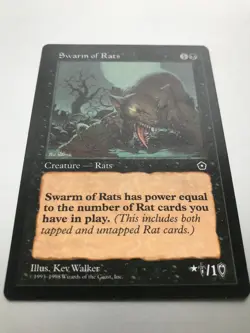 Swarm of Rats - Portal Second Age (PO2) - LP - MTG *Combined Shipping - Image 2