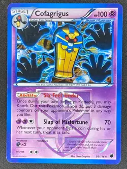 Pokemon Cofagrigus Team Plasma 56/116 PLF Plasma Freeze MP - Image 1