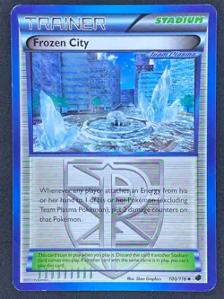 Pokemon Frozen City Team Plasma 100/116 PLF Plasma Freeze LP - Image 1