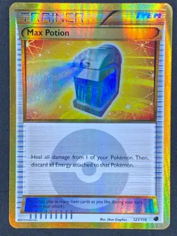 Pokemon Max Potion Secret Rare 121/116 PLF Plasma Freeze LP - Image 1