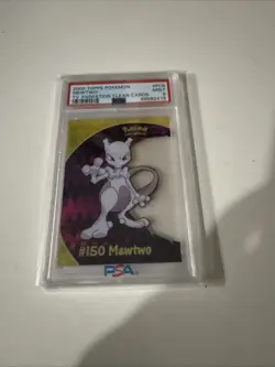 Pokemon Mewtwo Card 2000 TV Animation Clear PC5 #150 PSA 9 Low POP!! - Image 1