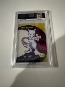 Pokemon Mewtwo Card 2000 TV Animation Clear PC5 #150 PSA 9 Low POP!! - Image 2
