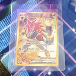 N's Zoroark EX Pokemon TCG SV09 Journey Together 189/159 Hyper Rare Holo 280 HP - Image 1