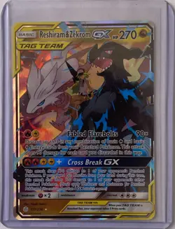 Pokemon TCG Reshiram & Zekrom GX 157/236 Cosmic Eclipse Tag Team 2019 - Image 1