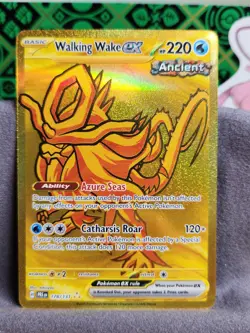 Pokemon TCG Walking Wake EX 178/131 Prismatic Evolutions Gold Card - Image 1