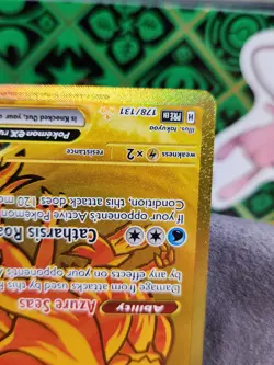 Pokemon TCG Walking Wake EX 178/131 Prismatic Evolutions Gold Card - Image 5