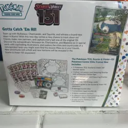 151 Pokemon Center ETB Elite Trainer Box Scarlet & Violet Pokemon Factory Sealed 820650854668 - Image 2