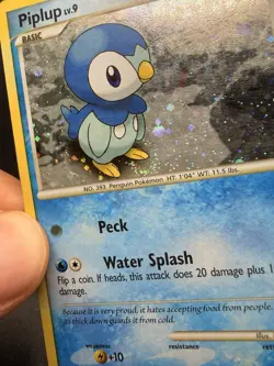 Pokemon TCG: Piplup: Diamond & Pearl 93/130 Promo Cosmos Holo Rare Excellent LP - Image 2