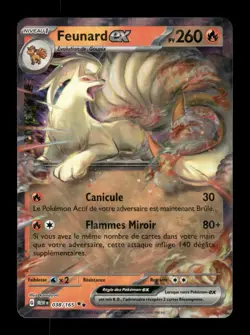 Carte Pokemon Feunard ex 038/165 151 FR - Image 1